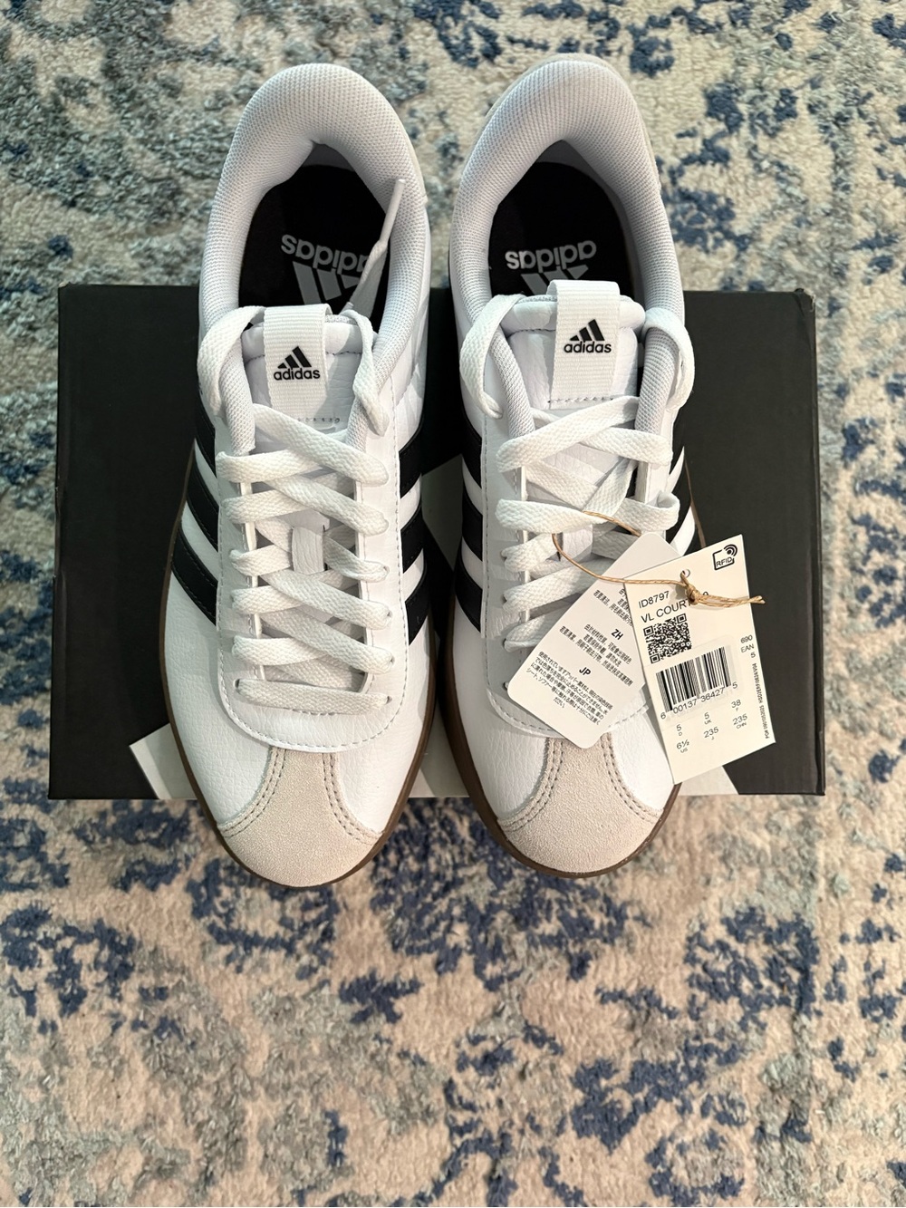 NWT ADIDAS WOMEN’S VL COURT 3.0 SNEAKER